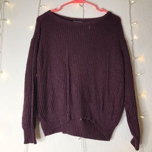 Burgundy Sweater